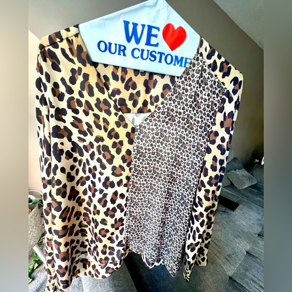 Animal print top from Spanish brand Salsa.Size L - Picture 2 of 3